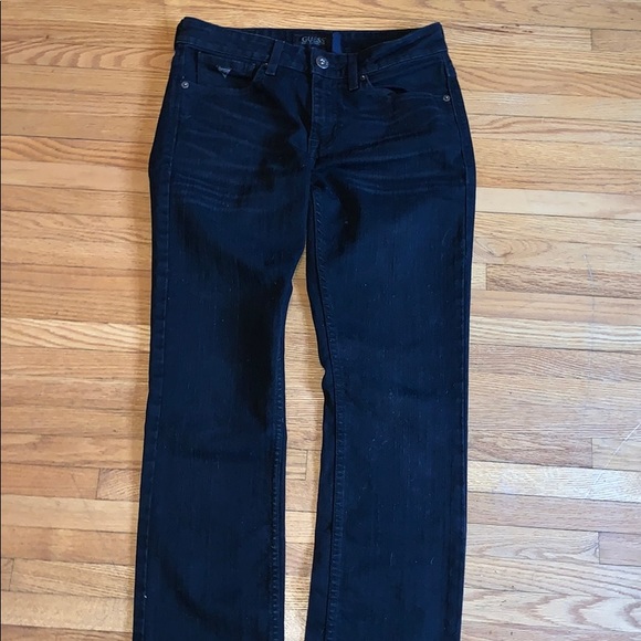 Black pair of “skinny” Guess Los Angeles jeans. - Picture 2 of 4